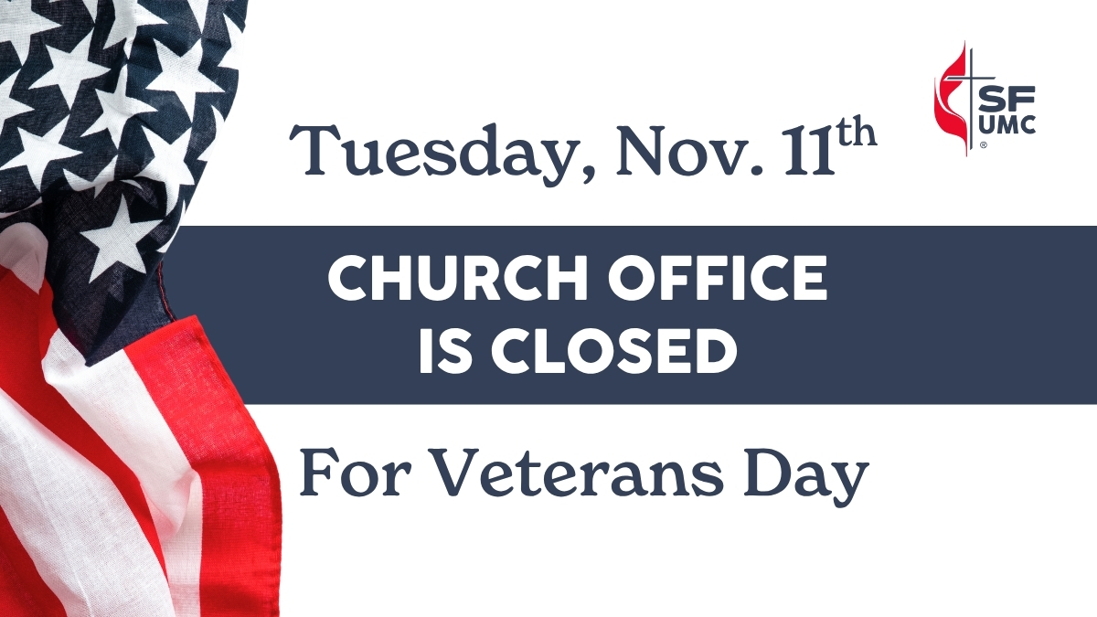 Church Closed – Vets Day